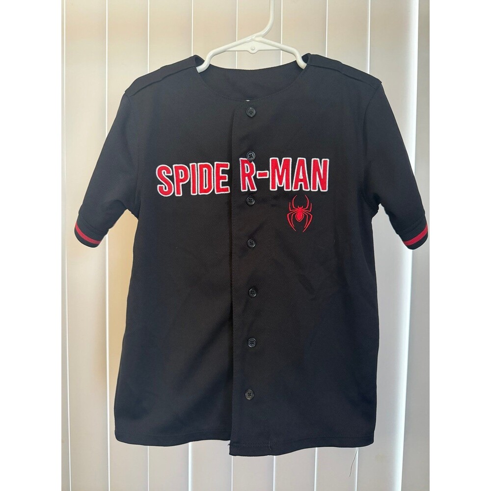 Boy’s  Marvel Spider-Man  Baseball Jersey “ Miles Morales” #11 Size 5T